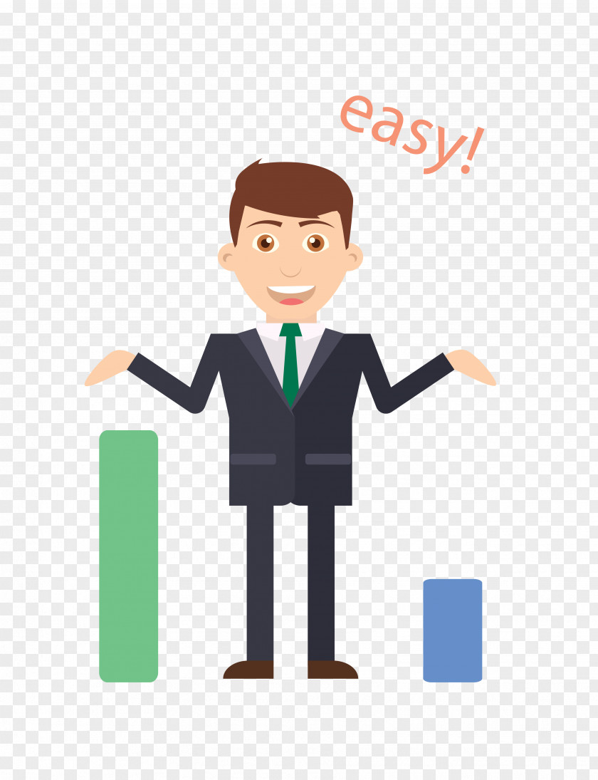 Suit Boy Businessperson Cartoon Clip Art PNG