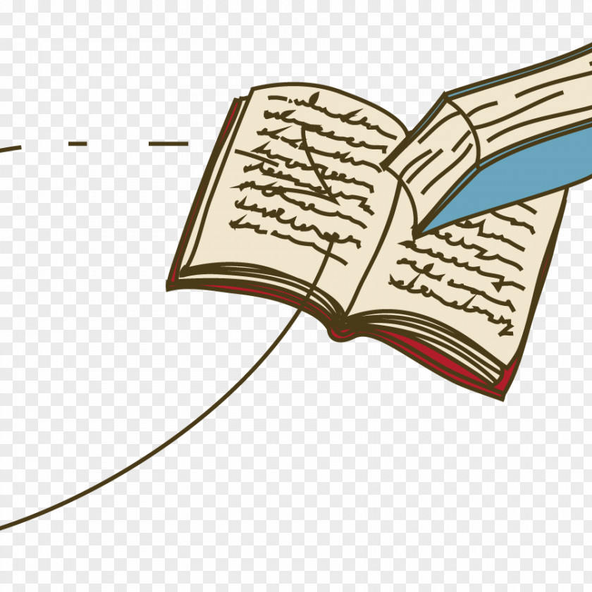 Vector Reading Books The Boys Doodle Book Text Clip Art PNG