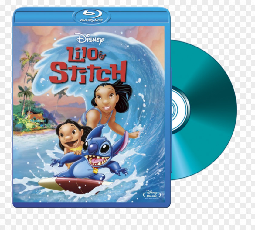 BLU BACKGROUND Lilo & Stitch Pelekai Blu-ray Disc Animated Film PNG