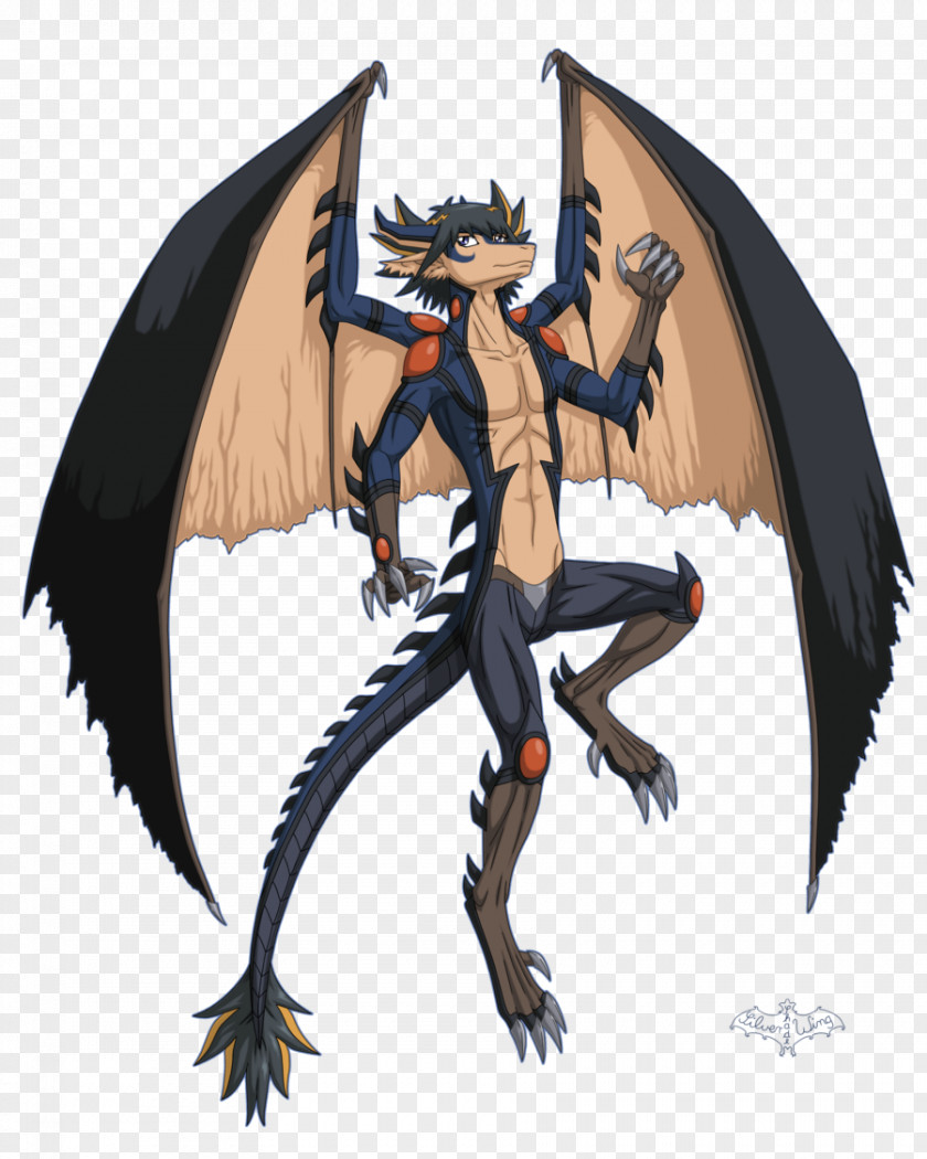 Dragon Yusei Fudo Silverwing Fan Art PNG