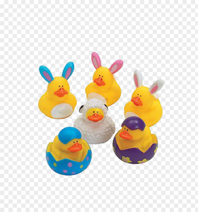 Duck Rubber Natural Easter Toy PNG