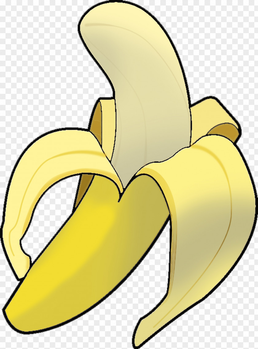 Fruit Plant Banana Family Yellow Clip Art PNG