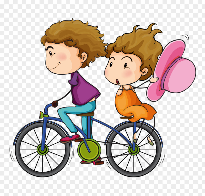 Funny Cycling Vector Graphics Bicycle Stock Illustration Clip Art PNG
