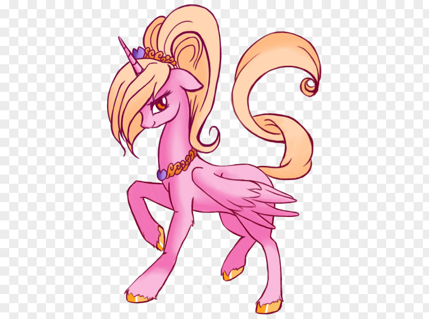 Horse Unicorn Pink M Clip Art PNG