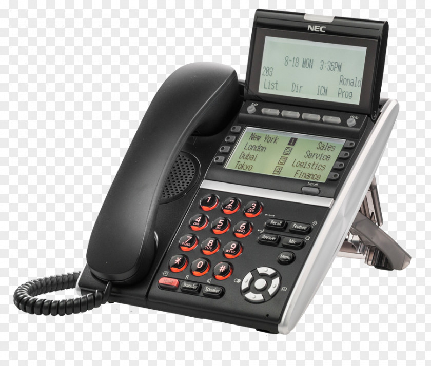 Ppt Directory Telephone Soft Key NEC Time-division Multiplexing Unified Communications PNG