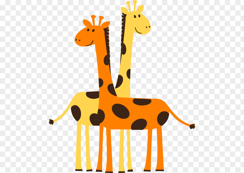 Vector Giraffe Baby Giraffes Clip Art PNG