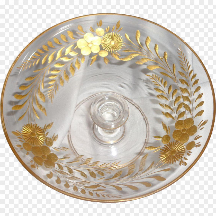 Hand Painted Tableware Circle PNG