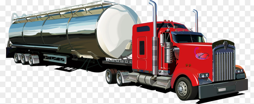 Pull Feed Truck Car Semi-trailer PNG