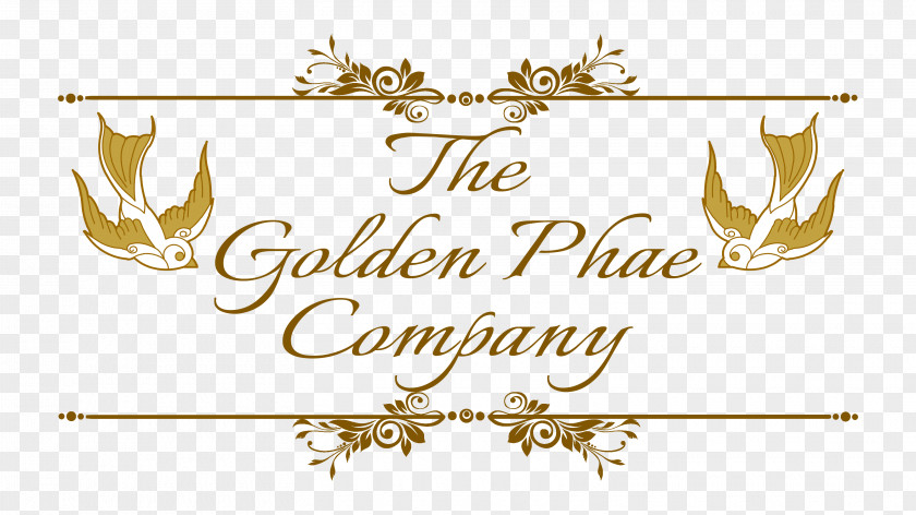 Golden Birdcage Logo Handbag Brand Font PNG