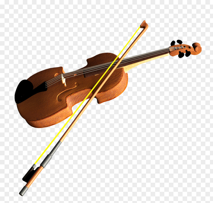 Hand-painted Wooden Violin Violone Viola Cello Fiddle PNG
