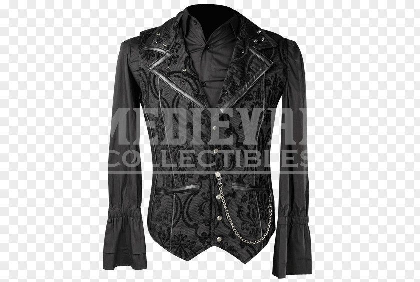 Shirt Leather Jacket Artificial Clothing PNG