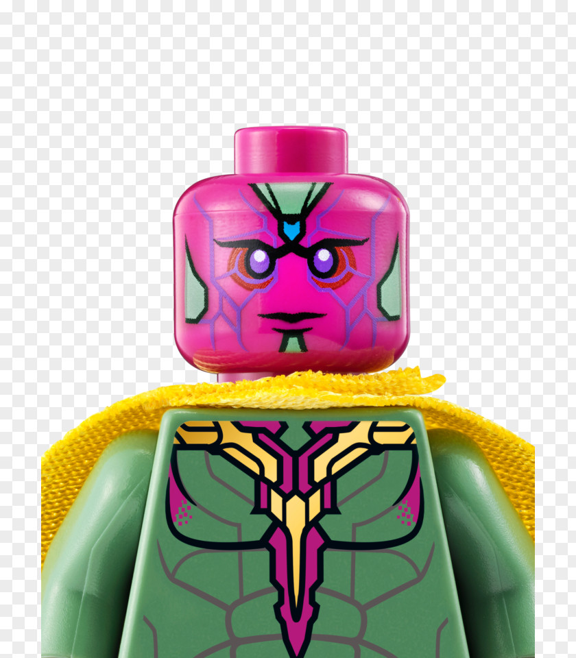 Toy Lego Marvel Super Heroes 2 Vision Minifigure PNG