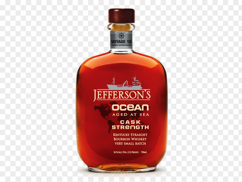 Whiskey Cask Bourbon Distilled Beverage Jefferson's Strength PNG