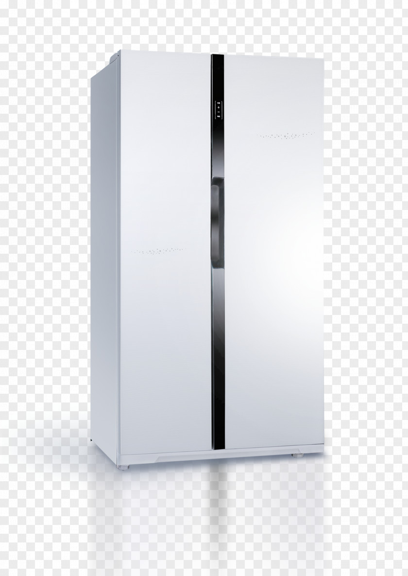 White Modern Minimalist Style On The Door Refrigerator Home Appliance Furniture PNG