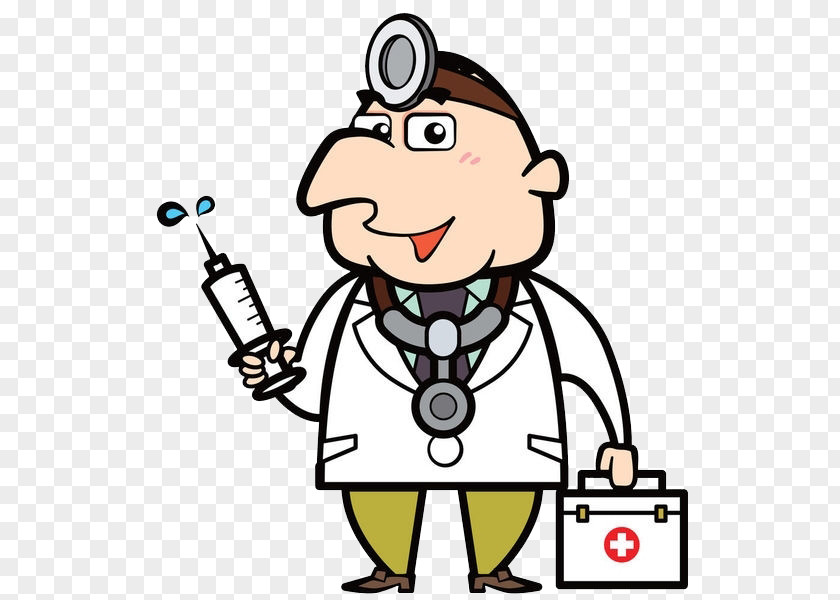 A Handsome Doctor Cartoon Physician Clip Art PNG
