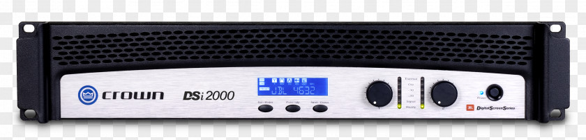 Dsi Luxury Technology Audio Power Amplifier Crown DSI 2000 CDi 1000 International PNG