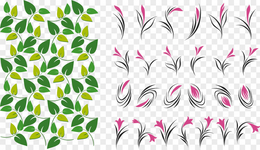 Leaves And Flowers Flower Leaf PNG