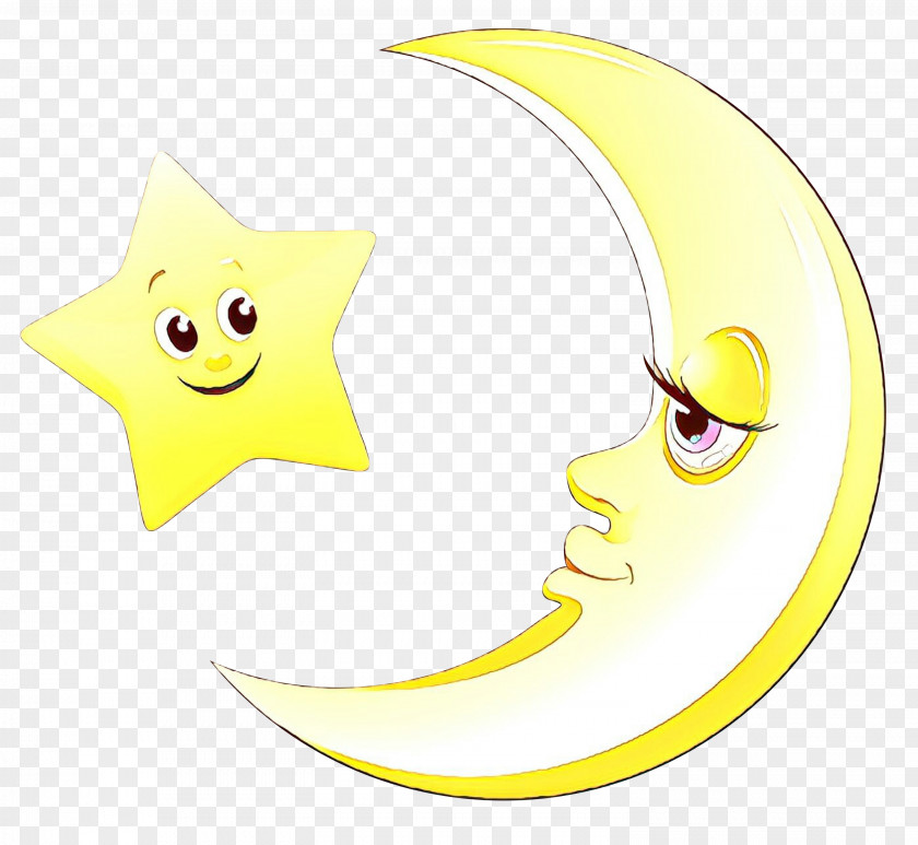 Smile Ear Full Moon PNG