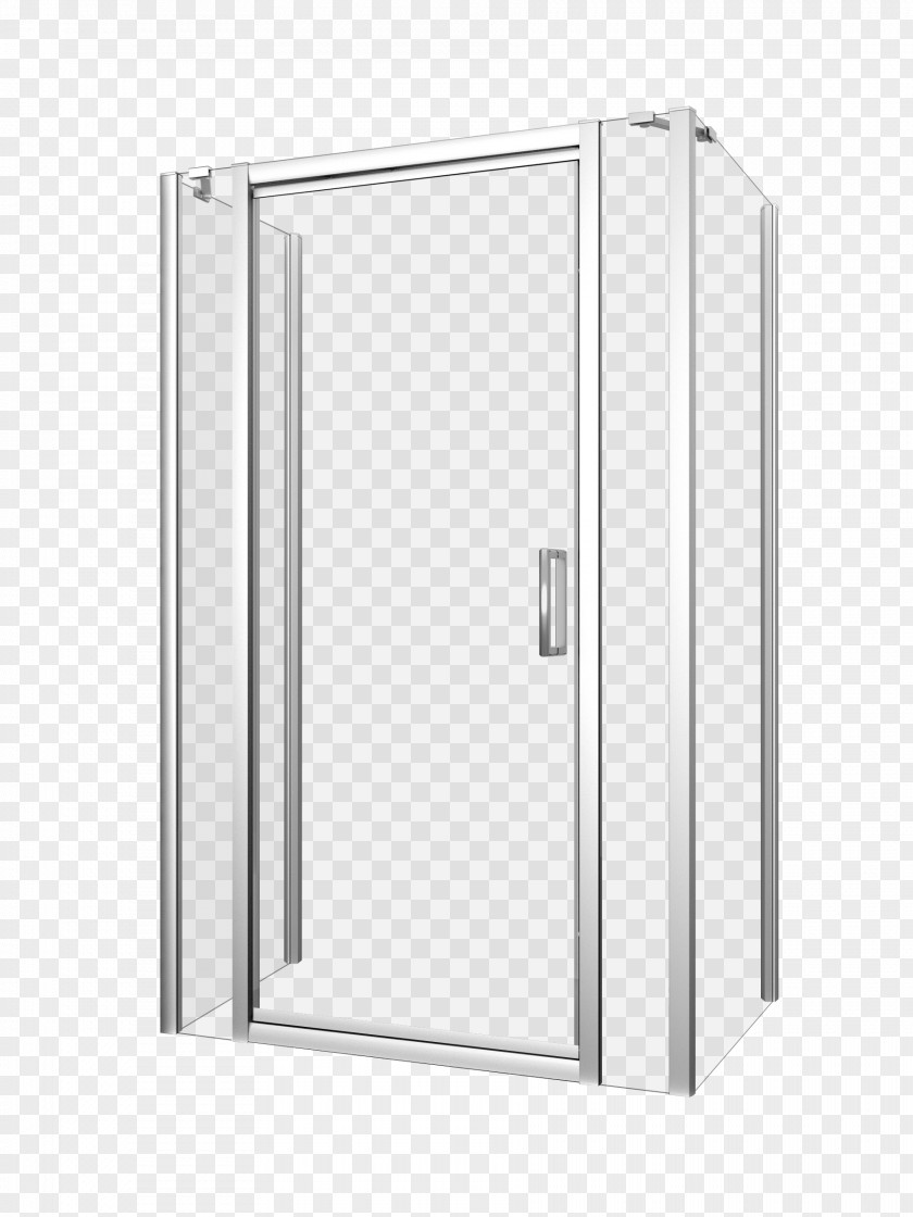 Angle Shower Door PNG