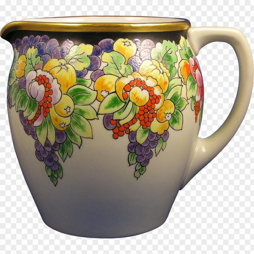 Art Nouveau Arts And Crafts Movement Coffee Cup Porcelain PNG