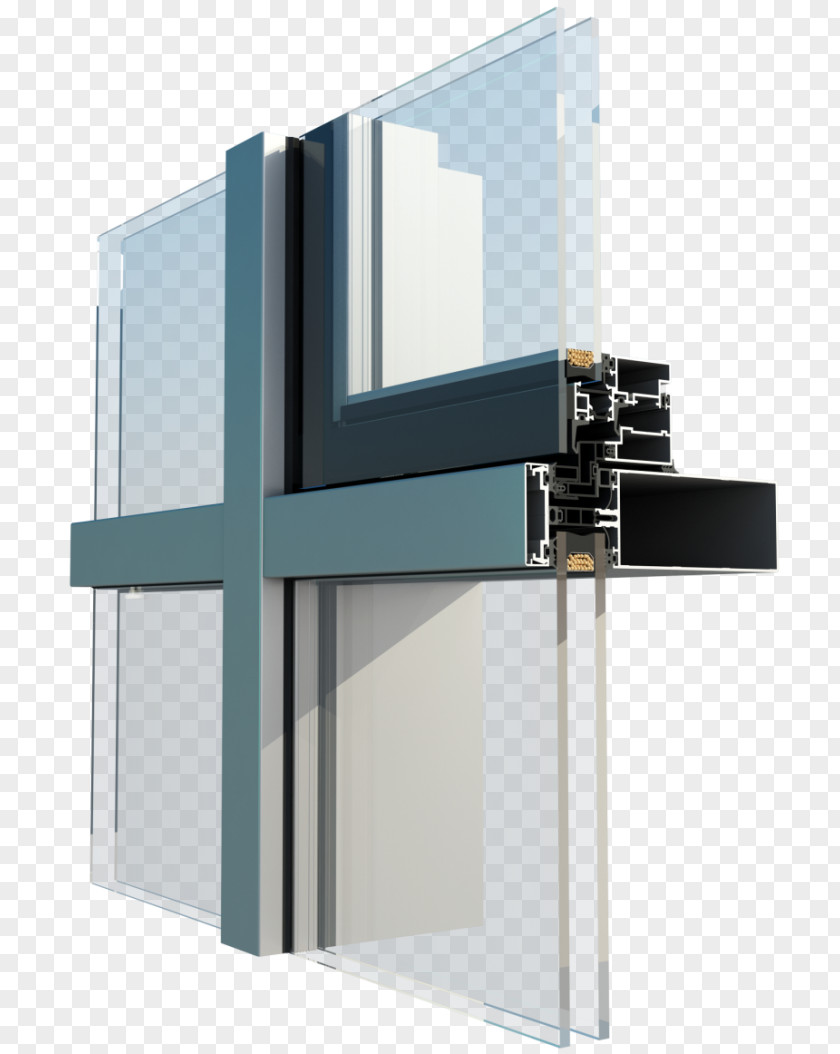 Curtain Wall Window Facade Glass System PNG
