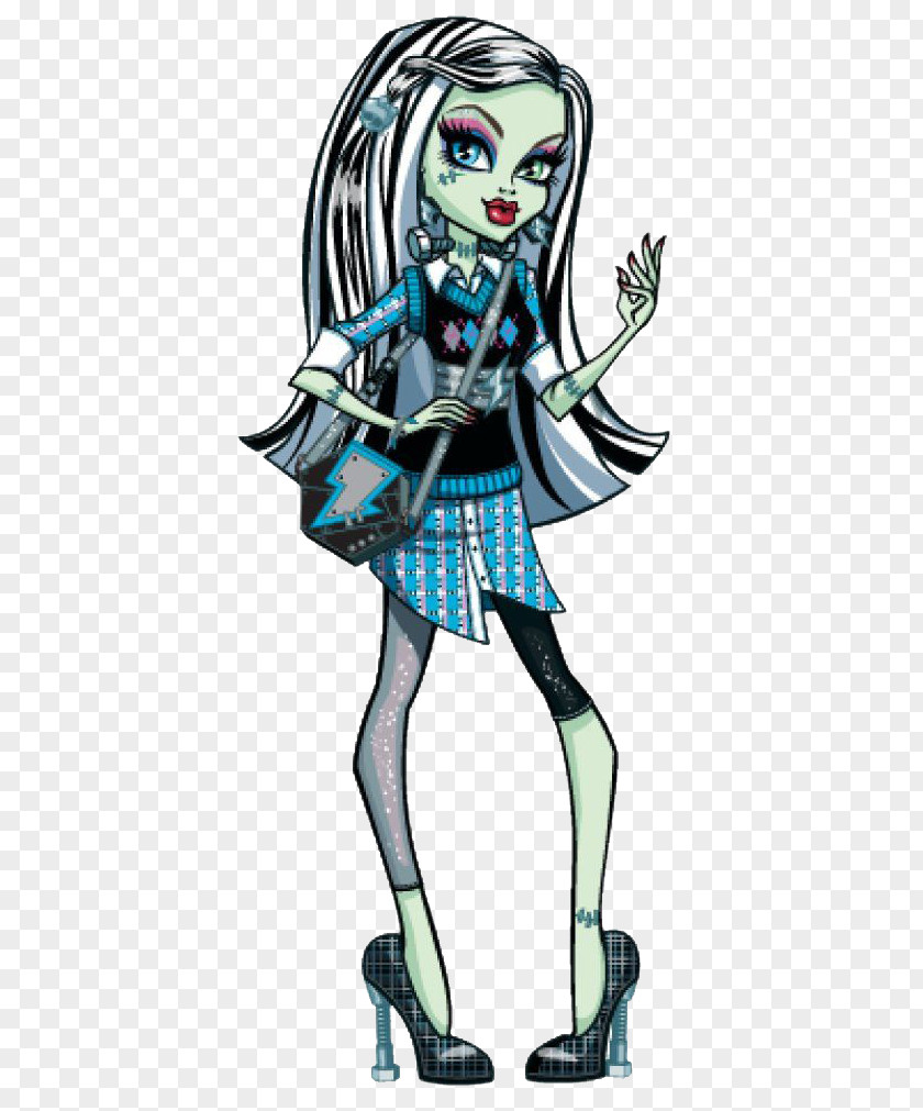 Monster Frankie Stein High Basic Doll PNG