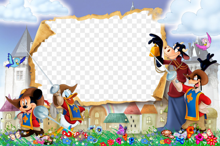 Photo Frame The Three Musketeers Mickey Mouse Child Picture Frames PNG