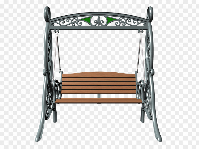 Chair Table Garden Furniture Bench Metal PNG