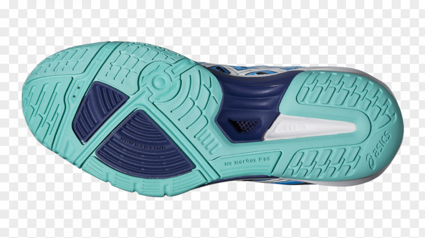 Handball Court ASICS Shoe Sneakers Turquoise Running PNG