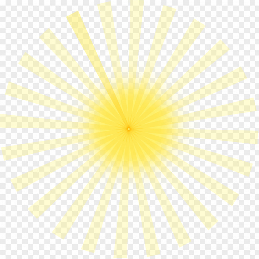 Yellow Radiation Light Effect Element PNG radiation light effect element clipart PNG