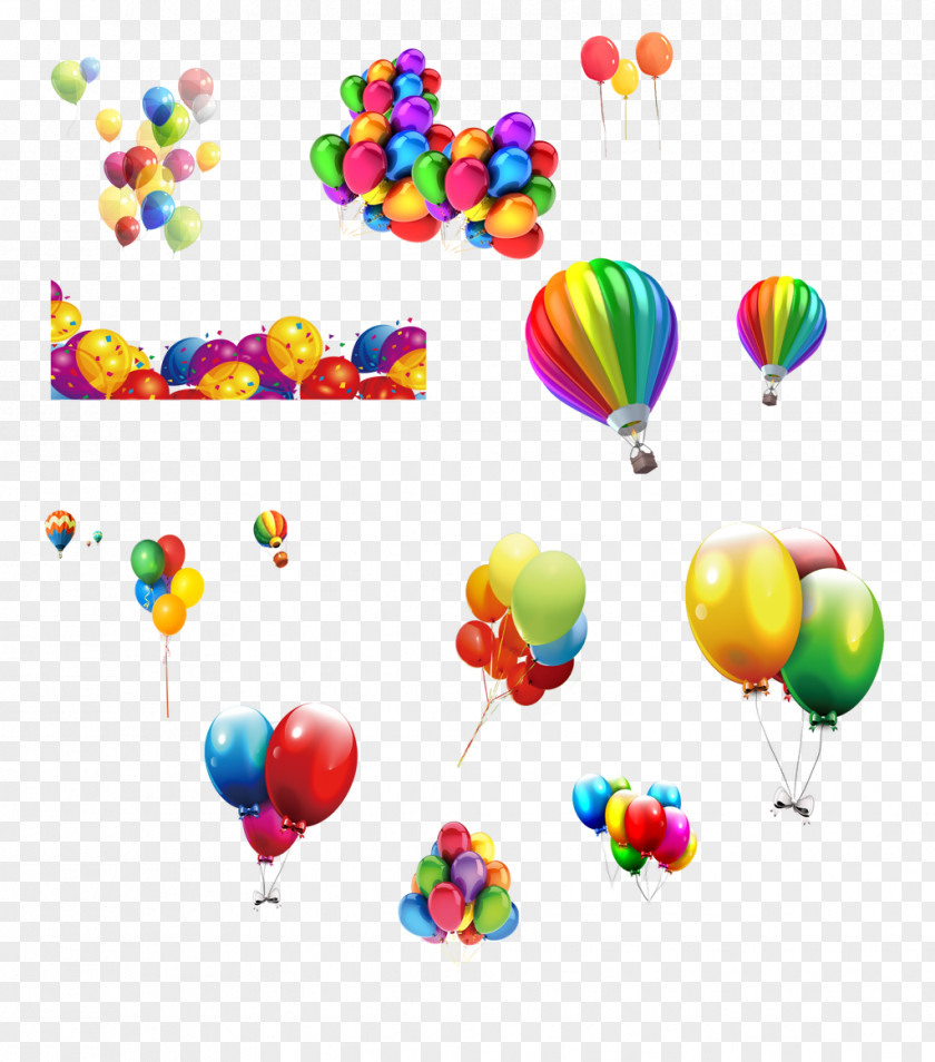 Balloon Toss Design Image Birthday PNG