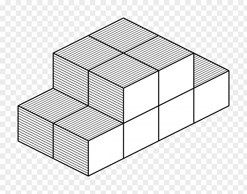 Cube Isometric Projection Drawing Clip Art PNG