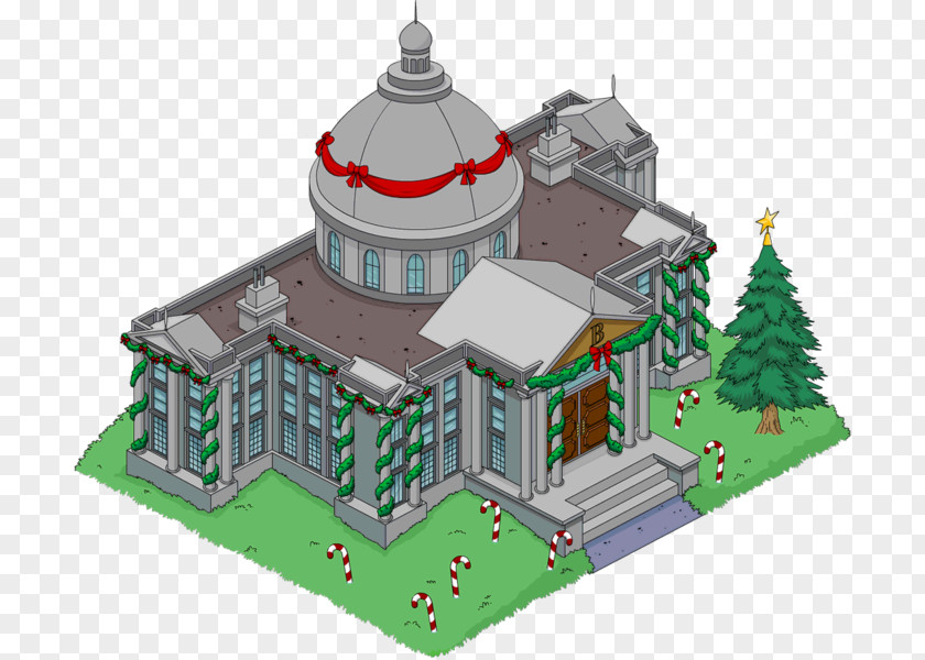 House The Simpsons: Tapped Out Manor Building PNG