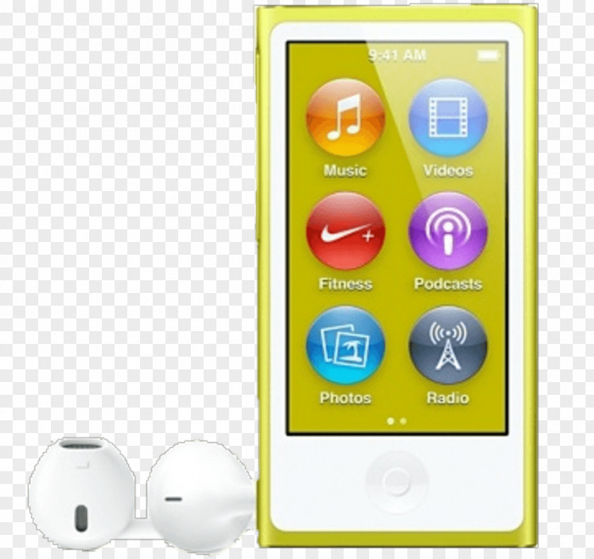 Ipod Nano Mp3 Apple IPod (7th Generation) Touch Portable Media Player PNG