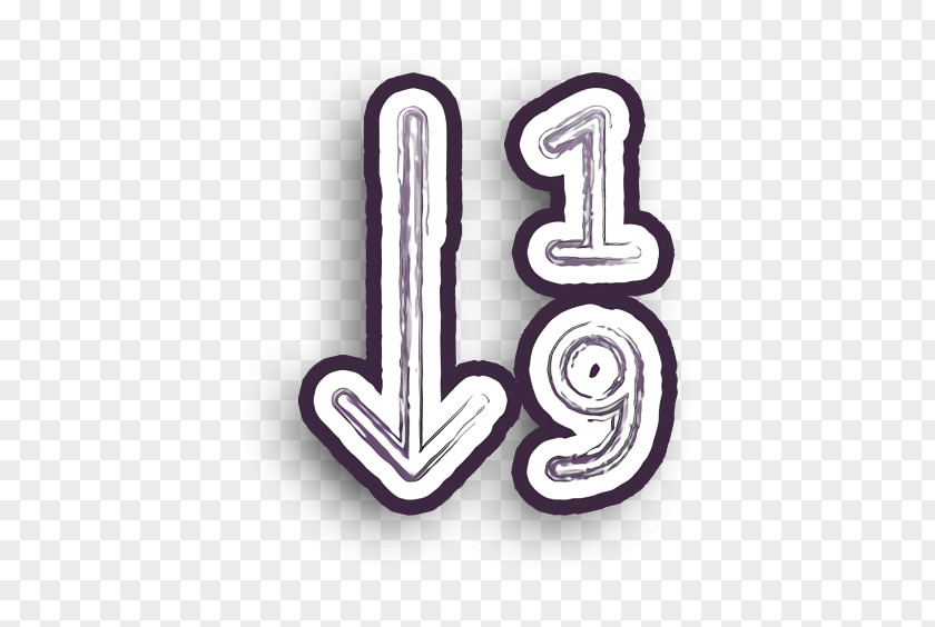 Metal Number Arrange Icon Order Productivity PNG