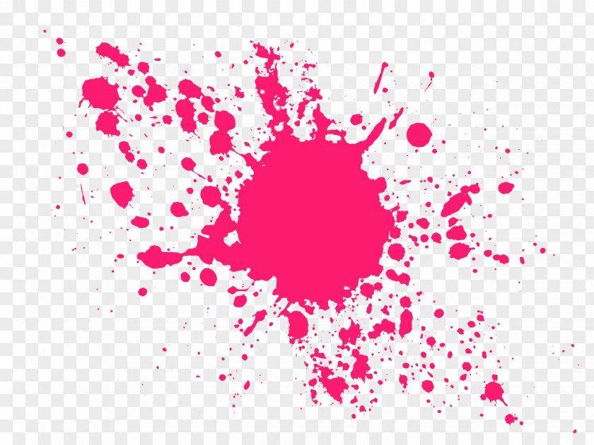 Pink Splash Meadow Slasher Color Desktop Wallpaper Microsoft Paint PNG
