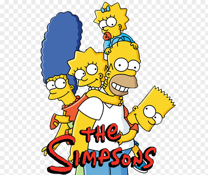 The Simpsons Homer Simpson Marge Maggie Lisa Bart PNG