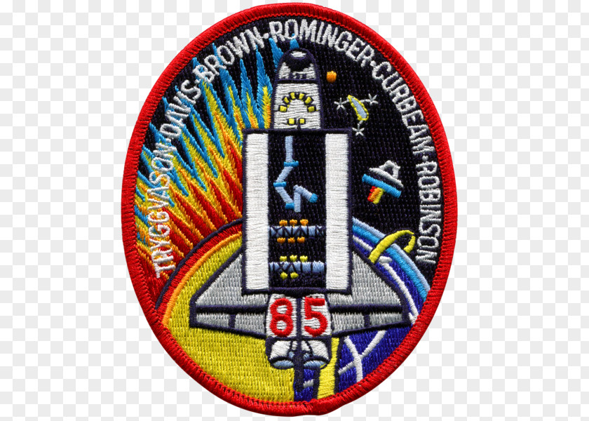 Astronaut STS-85 Space Shuttle Program Mission Patch STS-66 PNG