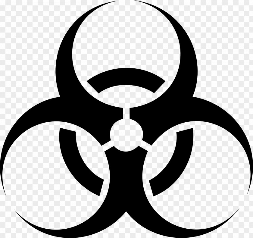 Gold Biological Media Hazard Clip Art PNG