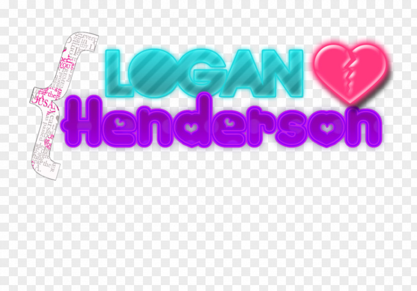 Logan's Lament Logo Brand Pink M Font PNG