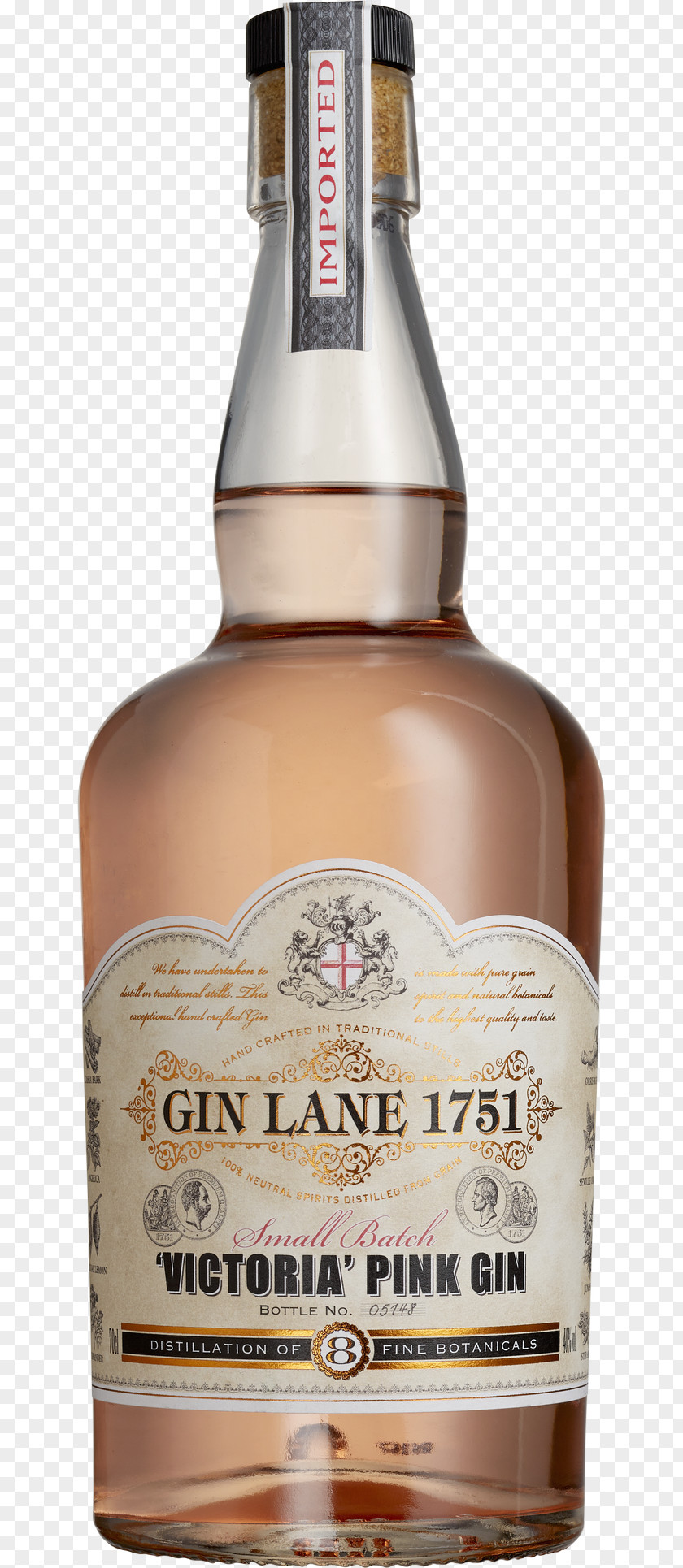 Old Tom Gin Liqueur Beer Street And Lane Pink PNG