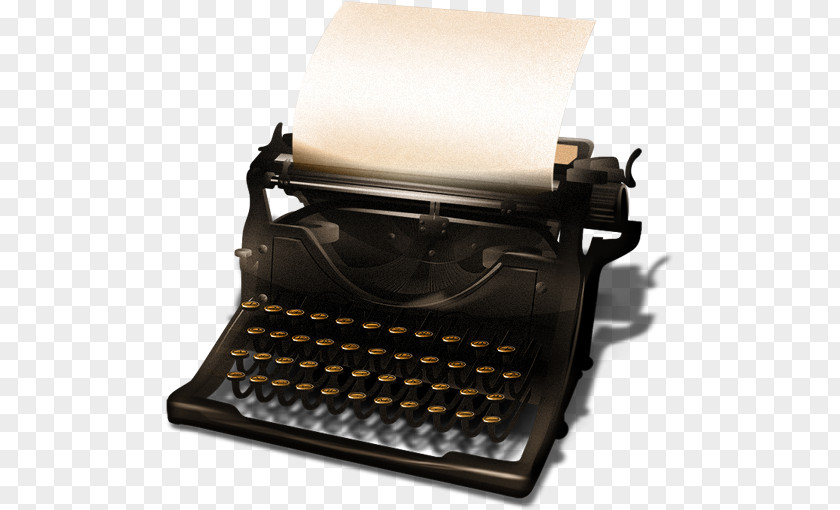 Typewriter Paper Text PNG