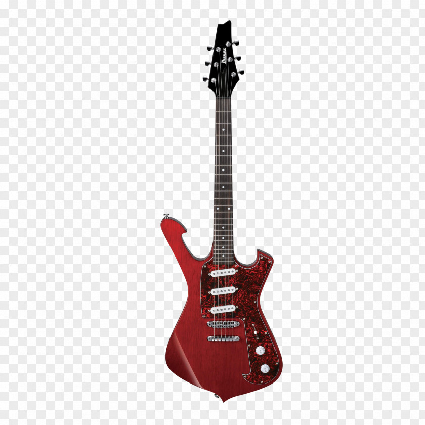 Art Red Electric Guitar Ibanez Guitarist Shred PNG