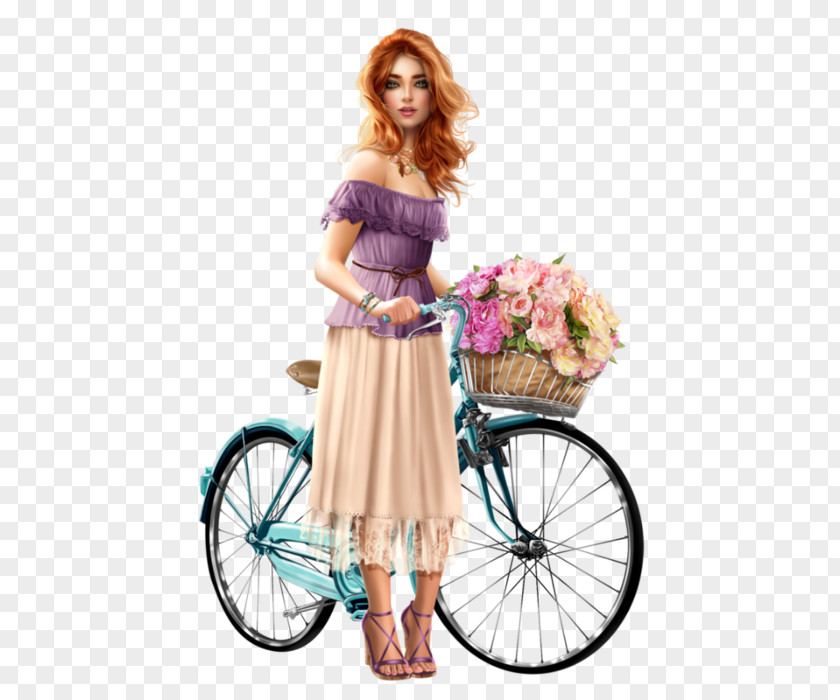 Bicycle Woman Girly Girl PNG girl, clipart PNG