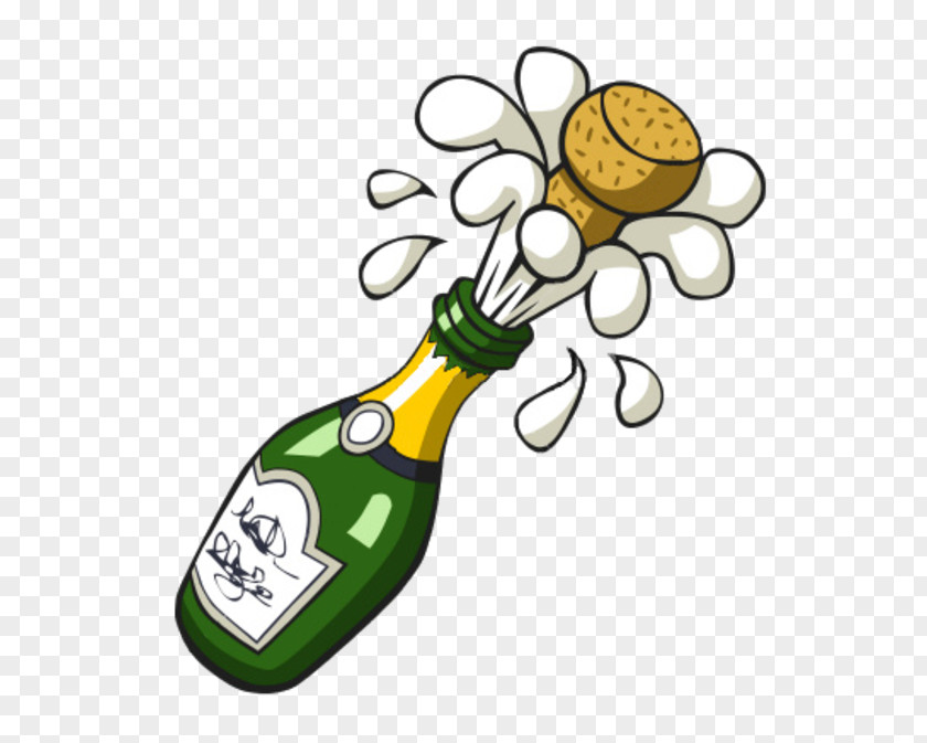 Champagne Clip Art Sparkling Wine Bottle PNG