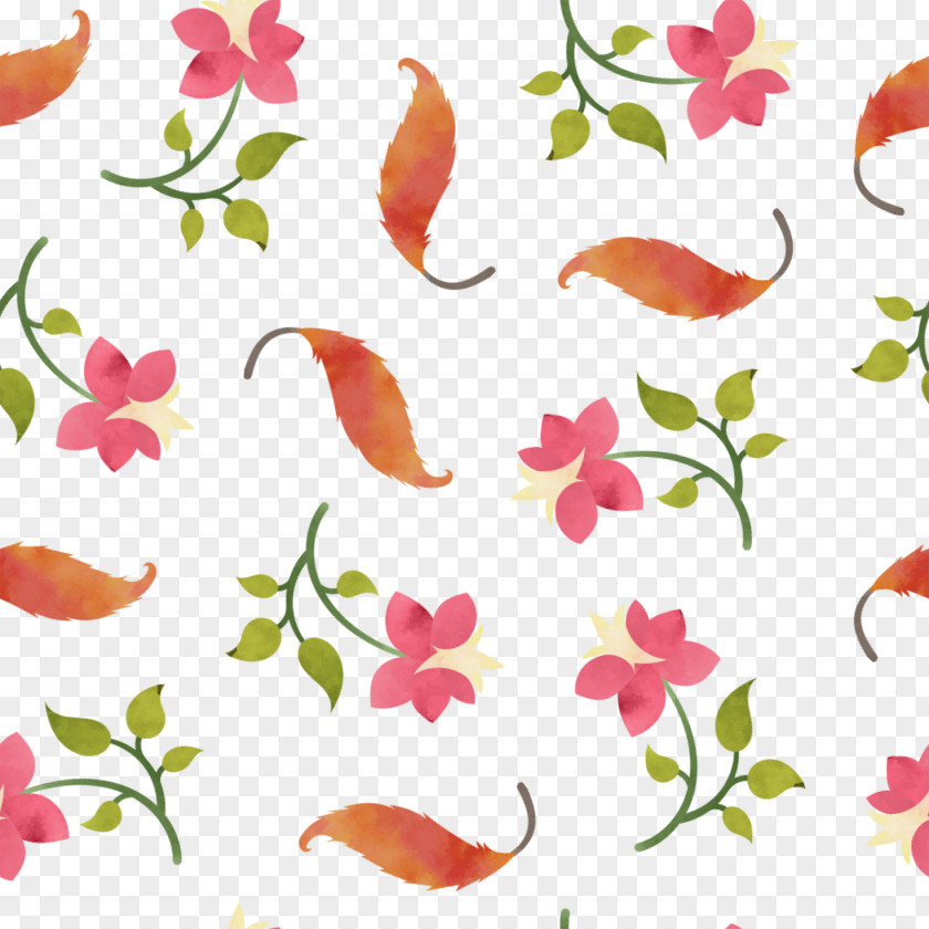 Colored Floral Flower Clip Art PNG