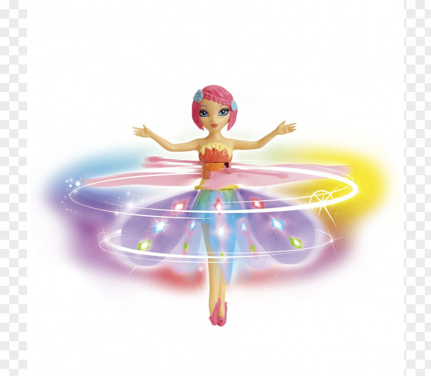 Fairies Light Flutterbye Flying Flower Fairy Doll Rainbow Princess PNG