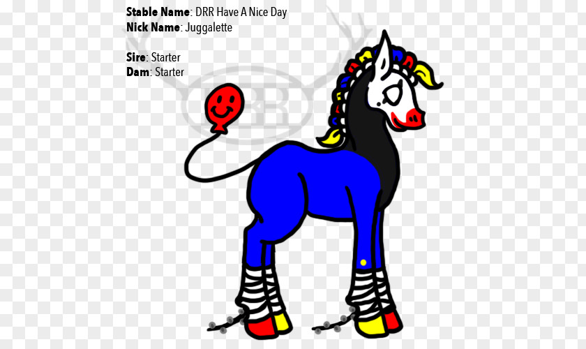 Have A Nice Day Mustang Halter Art Pack Animal Clip PNG