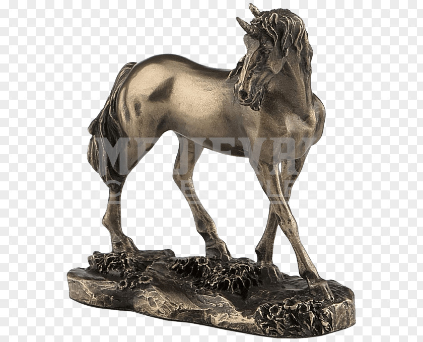 Horse Bronze Sculpture Figurine Bust PNG