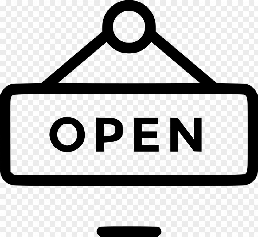 Open Sign Shopping PNG